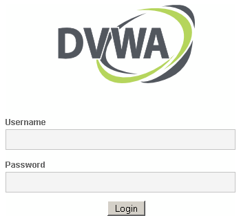 DVWA login