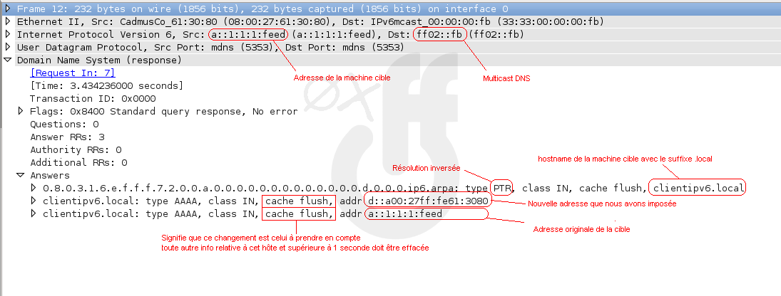 MITM ipv6 MDNS detail