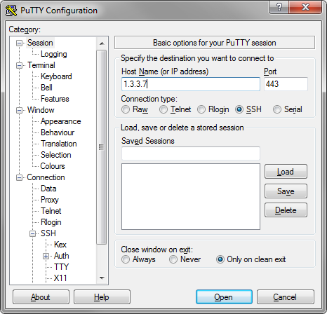 putty-connection